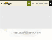 Tablet Screenshot of goldenapplediner.com